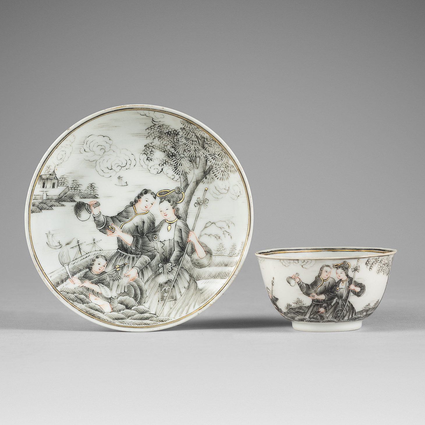 Porcelaine Qianlong (1736-1795), ca. 1750, Chine