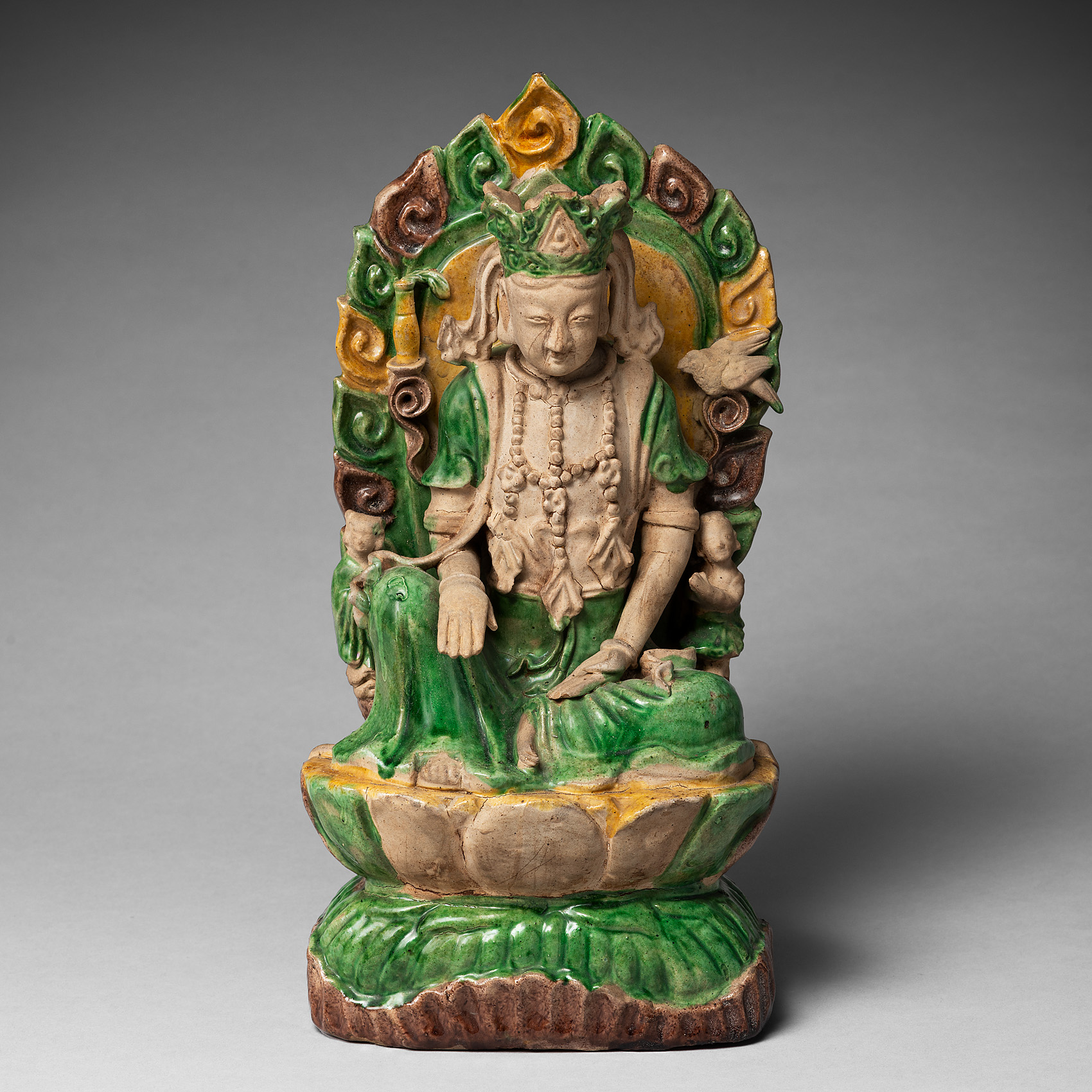 Terre cuite émaillée  Ming dynasty (1368-1644), milieu du XVIe siècle, Chine