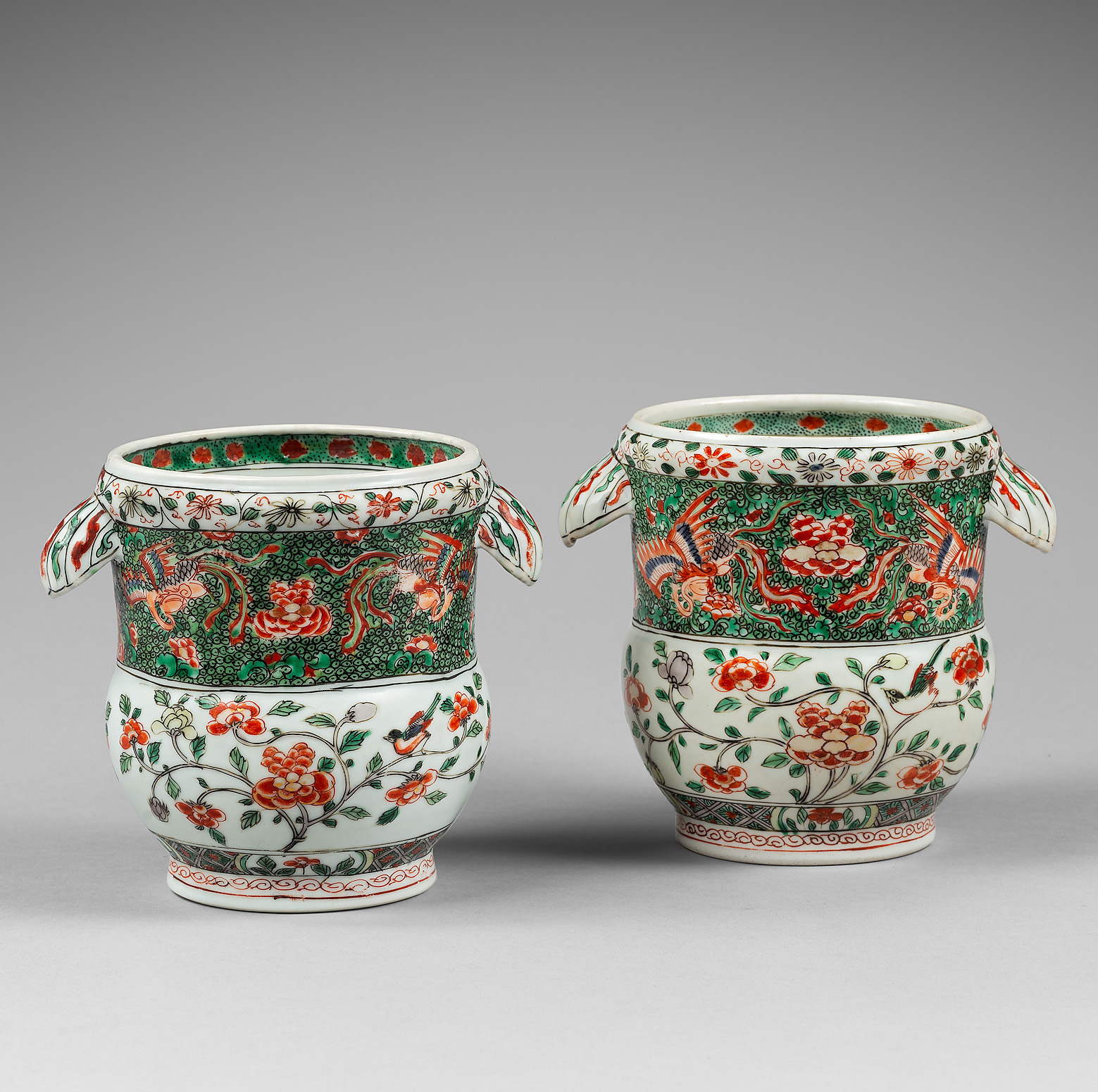 Famille verte Porcelaine Kangxi (1662-1722), Chine