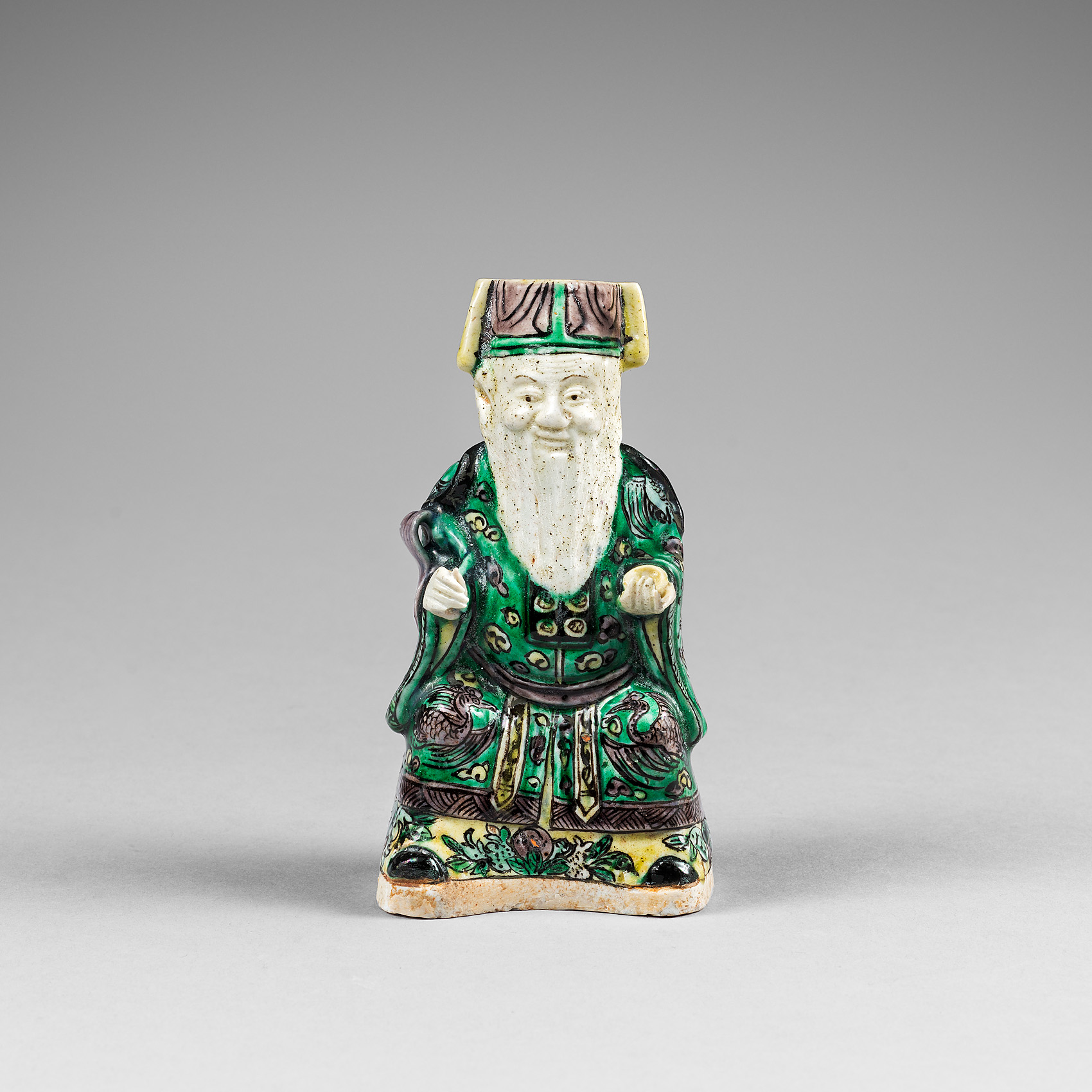 Famille verte Porcelaine (biscuit) Kangxi (1662-1722), Chine