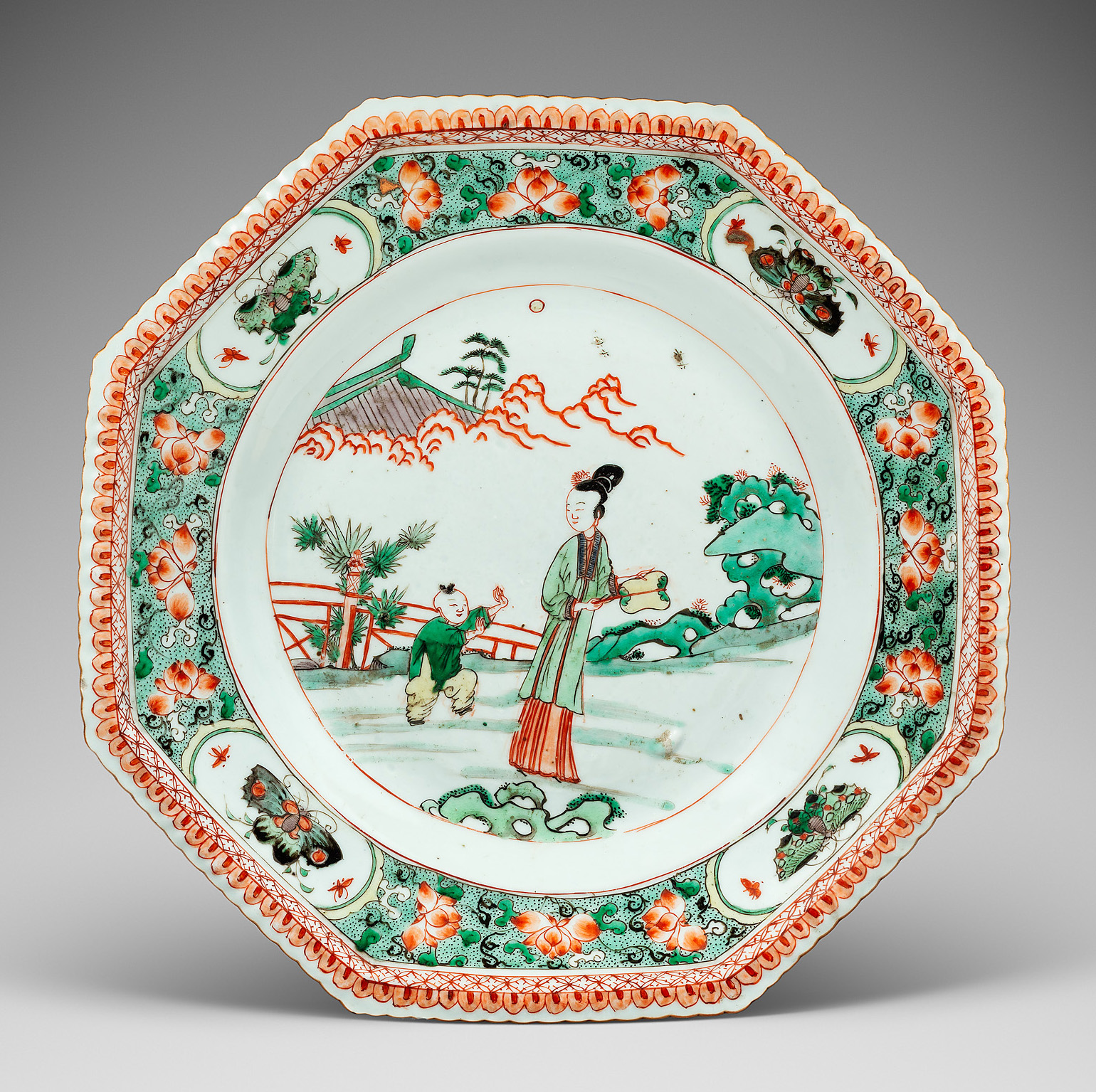 Famille verte Porcelaine Kangxi (1662-1722), Chine